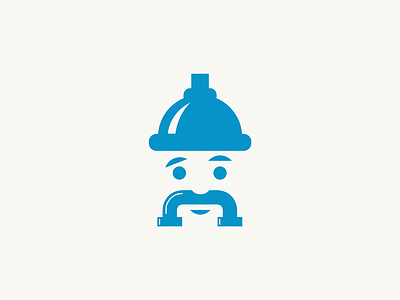 plumber brand design icon logo plumber symbol