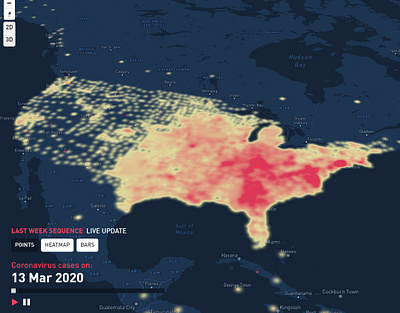 Heatmap Live Update chart data data analysis data analytics data mining data visualisation data visualization data viz database dataviz geographic geography gradient map heatmap interactive map map map design mapbox mapping maps