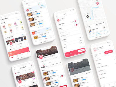 Food Delivery app application design drink food food and drink food app food application foodapp order food takeaway takeout ui uiux ux xd