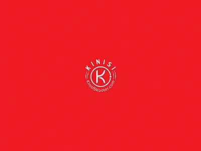 Kinisi Scooter Logo brand design brand identity branding design icon illustration logo logo design logotype scooter typography vector website