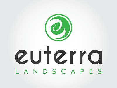 Euterra Landscapes Logo branding design designer designers graphic graphicdesign graphics design icon illustration illustrator logo logo design logodesign logodesigner logodesigns vector