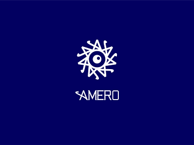 Logo Design for "AMERO" Retail of Eyeglass branding logo logodesign logotype logovoice typography لوگو