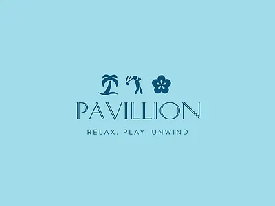 Merlin Olympia Reflection Pavillion boutique branding cafe design icon identity logo logo design logodesign typography