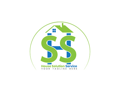 House Solution Service Logo adobe illustrator building logo company logo construction logo corporate fresh graphic home hotel logo house logo letter logodesign modern property real estate logo resturant village