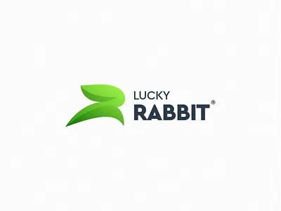 logo for lucky rabbit app branding coreldraw design forsale good illustration ilustrator logo nice sofware vector