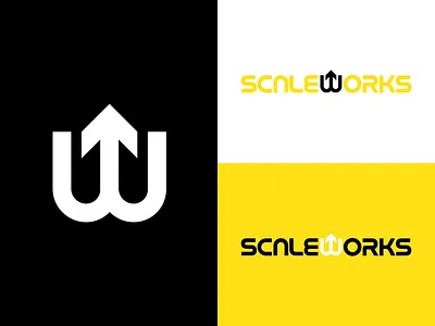 Scaleworks Logo Exploration brand design brand identity branding corporate design corporate identity design logo logo design logo designer logomark logotype modern design modern logo modernism simple logo