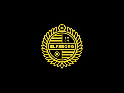 IF Elfsborg | Logo Redesign black and yellow exploration football football badge football club football crest football logo if elfsborg logo designer logo redesign professional soccer soccer badge soccer club soccer crest soccer logo sweden