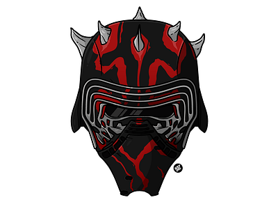 Darth Maul x Kylo Ren design illustrator star wars