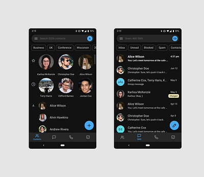 Dark Mode Android 🌚 android android app design dark app dark mode dark theme dark ui mobile app mobile design mobile ui