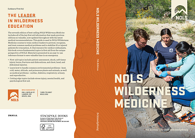 NOLS Wilderness Medicine Book Cover Design book cover book design branding design medicine print design wilderness