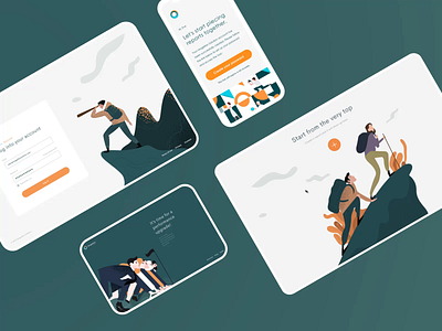 Magellan Solution - Art UI animation branding dashboard dashboard ui design flat illustration minimal ui vector