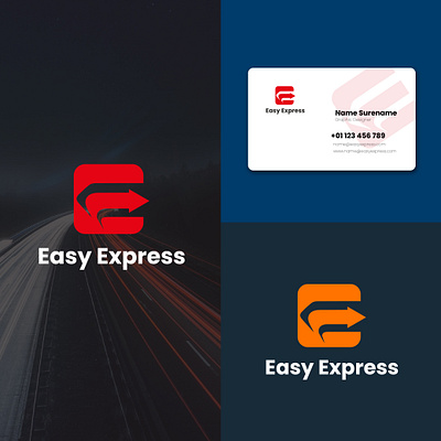 easy express animation branding design easy easy express ecommerce express icon illustration logo style nations typography vector