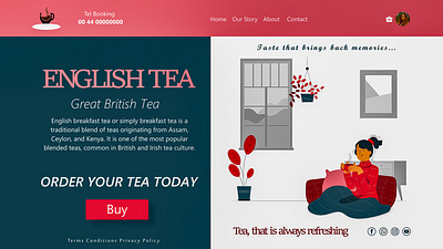 tea mockup web design adobe illustrator adobe photoshop adobe xd branding design modern typography ux vector