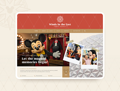 Winds in the East | Travel Agency disney art disneyland disneyworld mickey mickeymouse website design