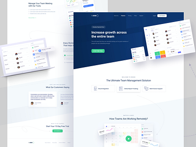 ReBOB - Landing Page assign calendar charts dashboad docket enterprise illustration landing landing page management remote remote team remote work remote working remotework task management team teamwork work from home