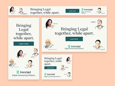 Bringing Legal together, while apart ads ads design advertisment digital ads digital advertising illustration typography web design