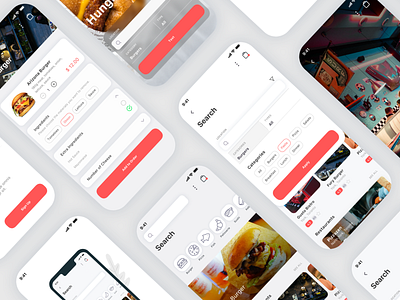 Spes Food Delivery App UI Kit app delivery design food ios light listing mobile restaurant restaurant app sketch sketchapp ui