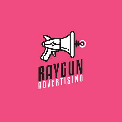Raygun Advertising Logo Design design illustration logo minimalist logo typography