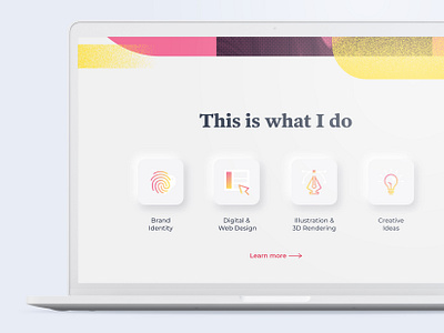 Personal Site: Service Icons brand branding dribbble flat design gradient graphic design icon set iconography illustration illustrator layout marketing mock neumorphic neumorphism portfolio ui vector webdesign