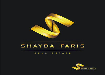 shayda faris real Estate Logo design 3d logo design business logo logo design professional logo