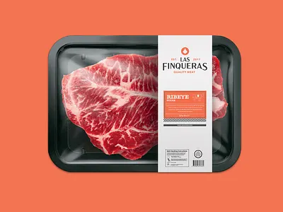 Las Finqueras badge bell brandidentity branding logo logotype meat monogram packaging puerto rico