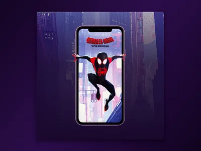 Promo banner: Spider-Man communication design movie promo spiderman