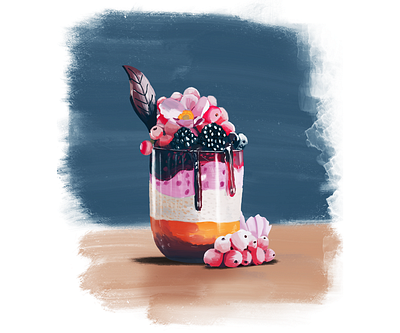 Yummy Dessert Illustration art artist design food illustration illustration procreate