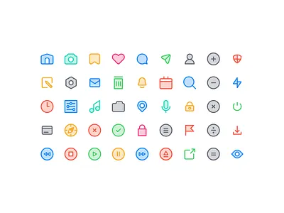 Tampa Bay Designers — Design Challenge Week 13: Icon Set challenge clean icon icon design icon set iconography icons recent ui user interface