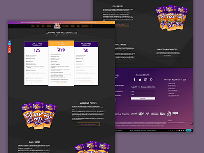 Ticket Info Page for Event Website branding divi theme event website information design layouts responsive design ui design ux design visual design web design wordpress