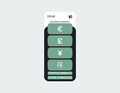 Currency Exchange App affinity affinitydesigner app design flat illustration ui ux vector web