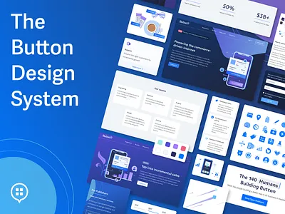 Button Design System design illustration