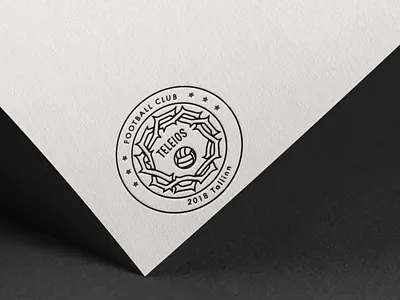 FC Teleios soccer team logo design graphic graphic design graphicdesign logo logo design logodesign logotype soccer soccer logo