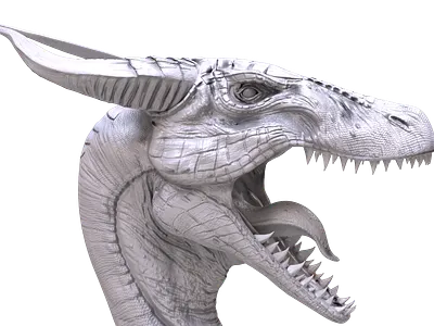 Dragon 3D model 3dmodelling charcter compositing creature design dragon eye grading horns horrible lighting monster rendering reptiles skin substance painter teeth texturing tongue zbrush