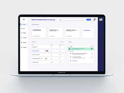 WORKFLO || Cloud Collaboration Platform app cloud storage dashboad design prototype ui ux web