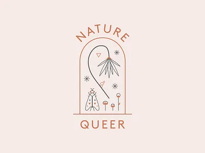 Nature Queer illustration nature illustration plant queer art triangle
