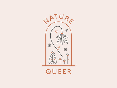 Nature Queer illustration nature illustration plant queer art triangle