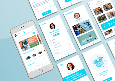 Mi Amigo adoption app app design design iphone logo pets startup ui ui design ux ux design ux research