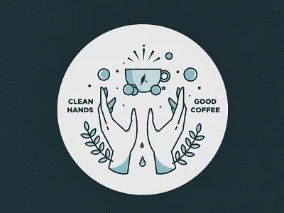 Clean Hands Good Coffee | Black Rock Coffee Bar black rock coffee bar blackrock blue clean coffee coronavirus covid19 danny hands latte minimal symmetrical thankyou wash hands
