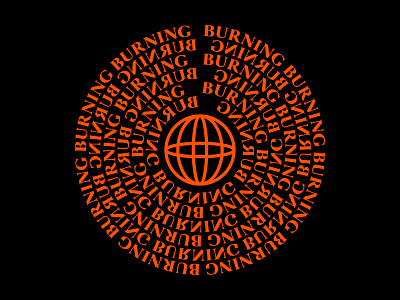 The World is Burning campaign design electronic music illustration medellin music rave tshirt type compo typography