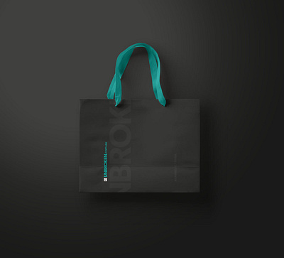 Unbroken Shopping Bag activewear brand brand identity branding branding design concept design gymwear logo unbroken visual identity