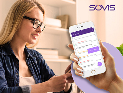 SOVIS app branding design illustrator photoshop ui ux