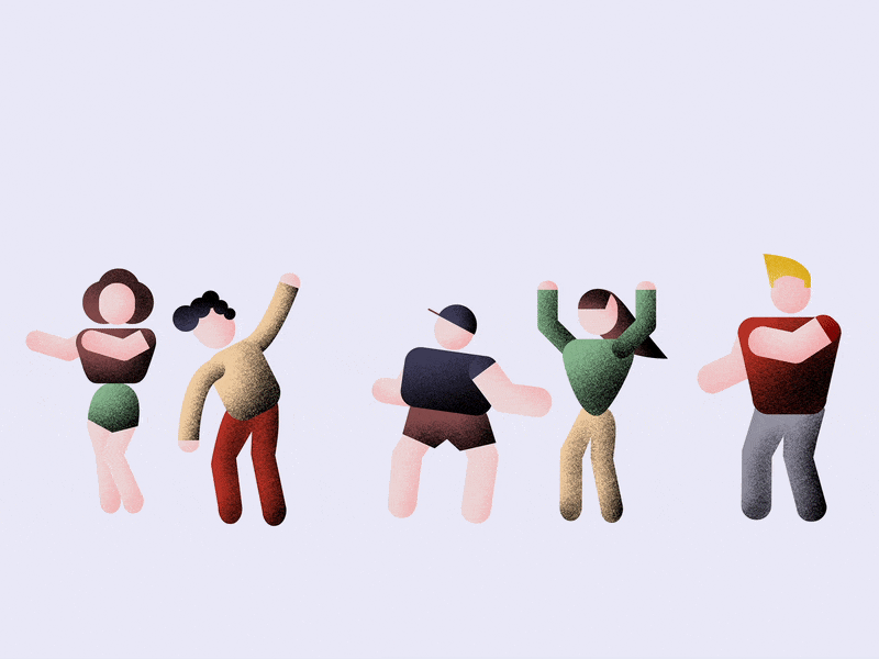 Dudes Family illustration motion design