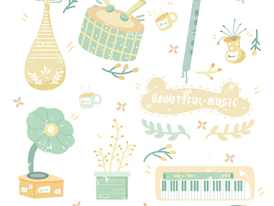 music branding design stickers ui ux 插图