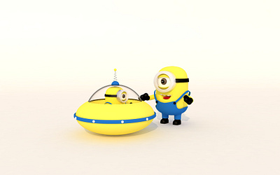 Minions 3d character cinema4d