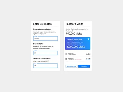 Plan Calculator calculator material ui materialdesign plan platform ui ui design uiux uxdesign