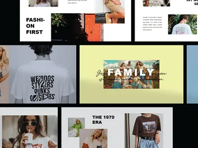 NUDIE - PowerPoint artist best powerpoint branding business creative design fashion portfolio powerpoint retro vintage