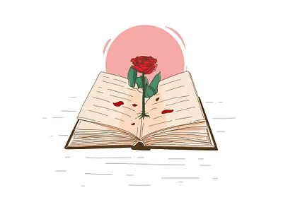 Book BerFlowers bookcover bookcoverdesign brand brandlogo companylogo design flat icon illustration logo vector