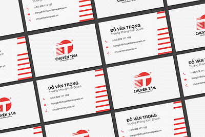ChuyenTam express branding branding design design a day design agency express graphic design logistic logo logo design logodesign maydesign namecard shipping shipping box thietkecotam