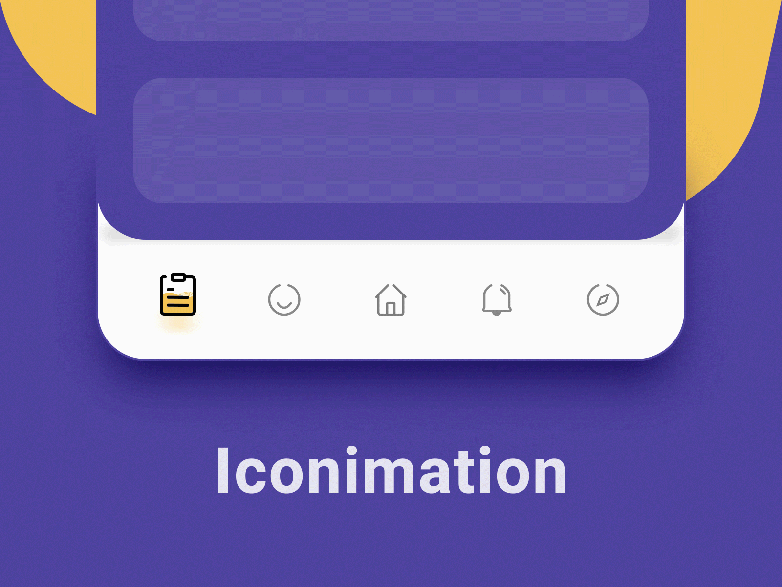 Tab Bar Interaction 2d animation animation application branding icon icon animation icon design icon interacttion iconography icons interaction latest trend minimalism minimalist minimalist logo minimalistic motion design motion graphic ui ux