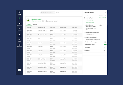 Internal Tool Redesign data data table ecommerce ecommerce app internal tool table web web app web application web application design webdesign